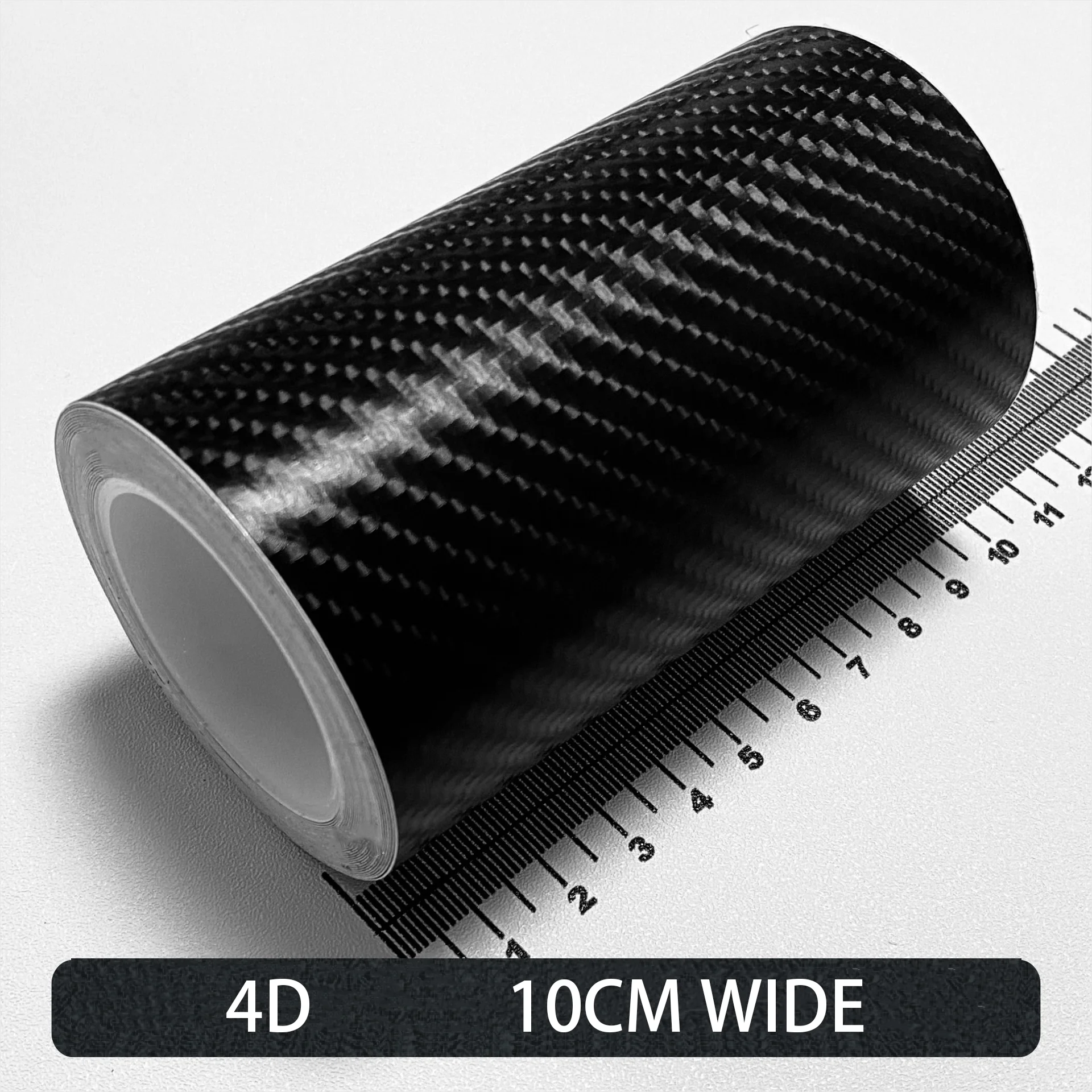 Carbon Faser Auto Aufkleber Selbst-klebe Automotive Wrap Band Matte Schwarz Selbst-Klebe Film 3D Vinyl Auto Streifen film Zubehör
