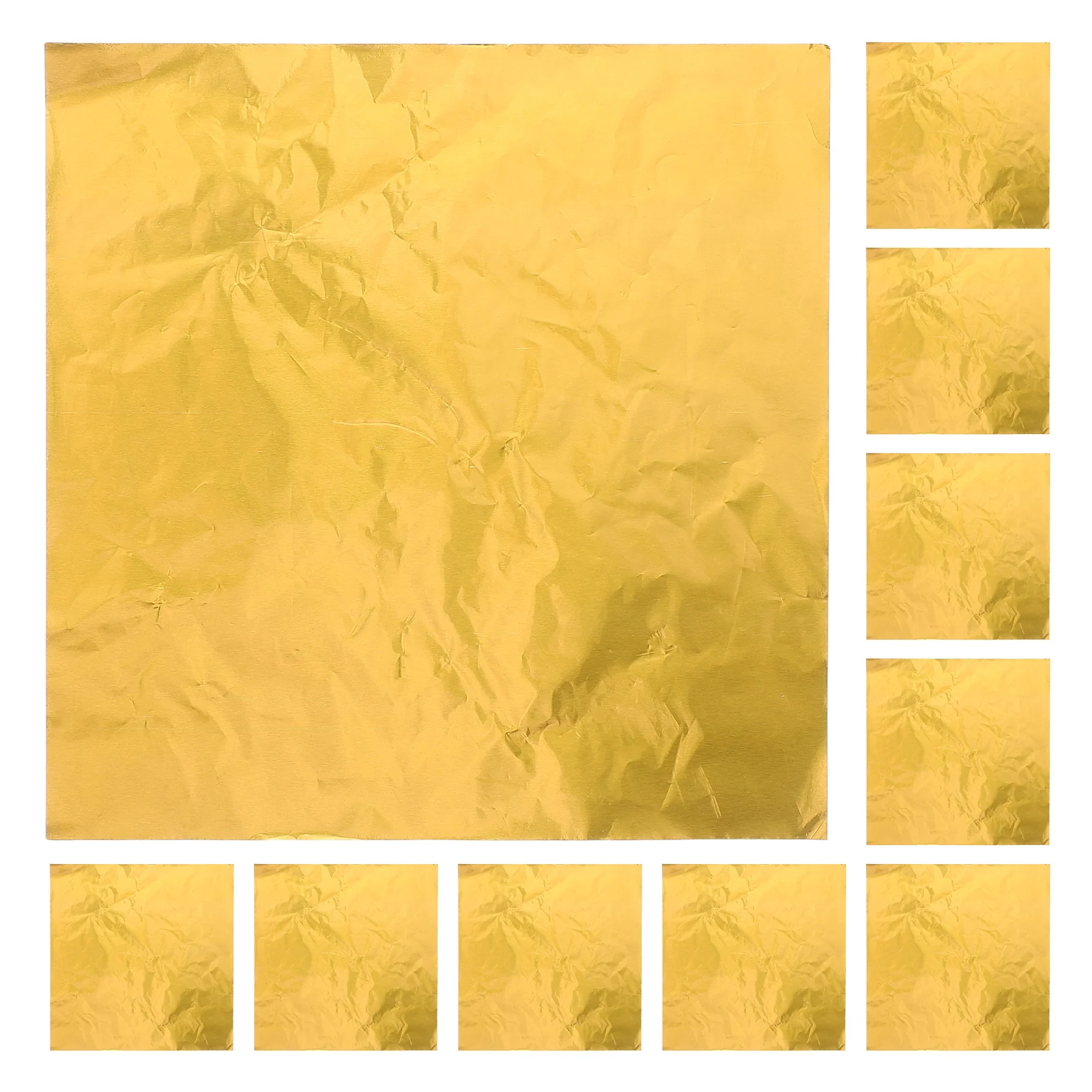 

100Pcs Chocolate Wrapping Paper Aluminum Foil Candy Wrappers for Small Citrus Chocolates Birthday Wedding Candy Packaging