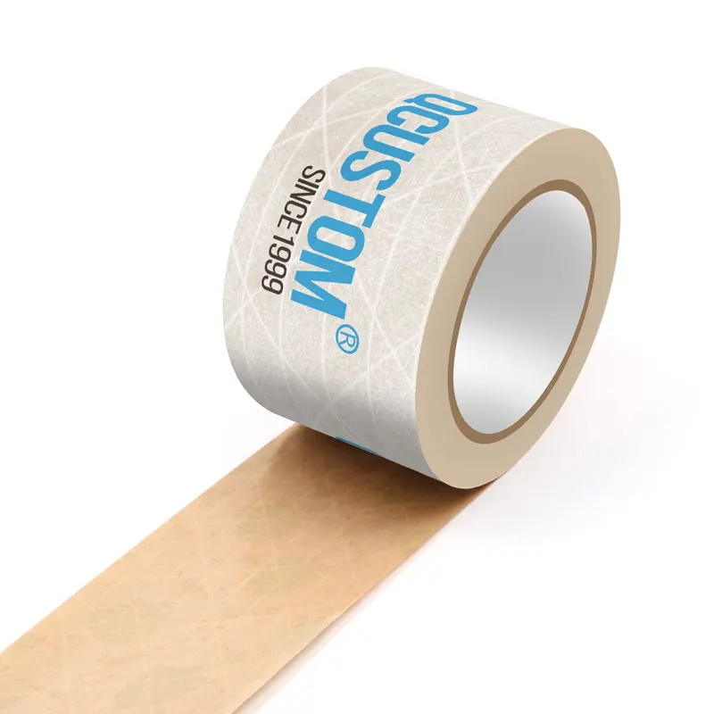 Op Maat Gemaakte Productcustom Bedrukte Watergeactiveerde Tape Op Maat Bedrukt Inpakband Eco-Vriendelijke Tape