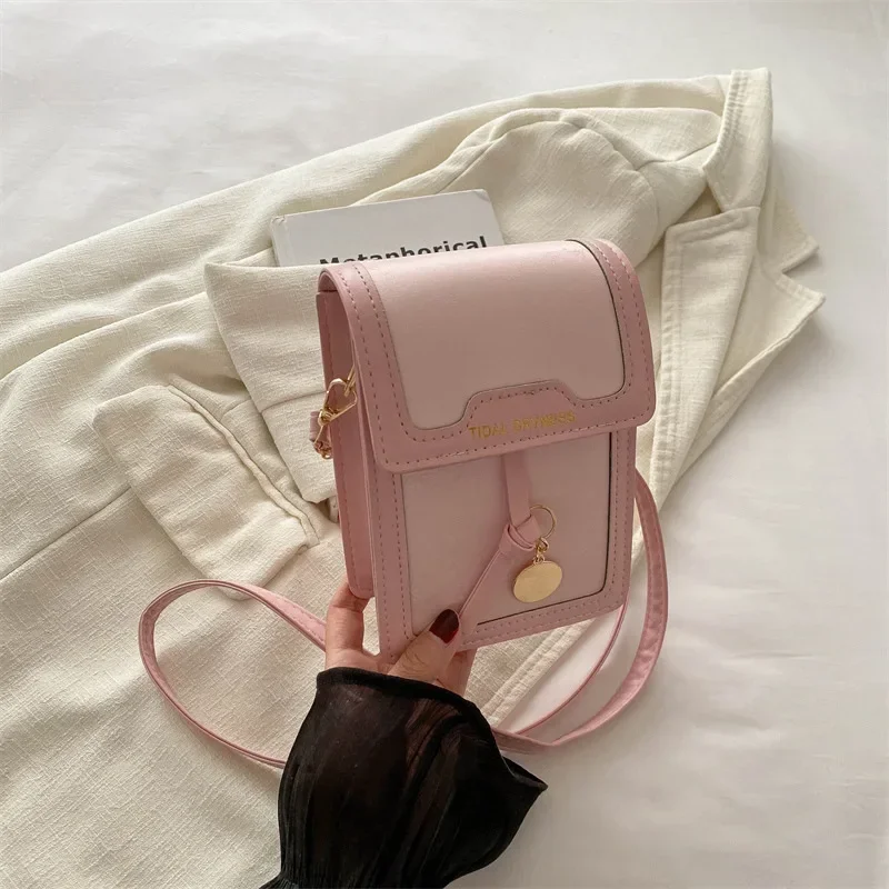 

PU Leather Shoulder Bag for Women Underarm Bags Fashion Simple Temperament Flap Handbags Mini Chic Ladies Crossbody Bags 2024