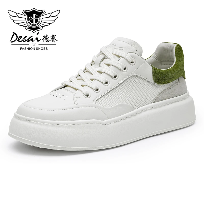 Desai Brand Men Shoes Athletic High Quality Walking Mens Hot Sale 2023 Original Punch Design BreathableSpring