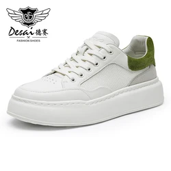 Desai Brand Men Shoes Athletic High Quality Walking Mens Hot Sale 2023 Original Punch Design BreathableSpring