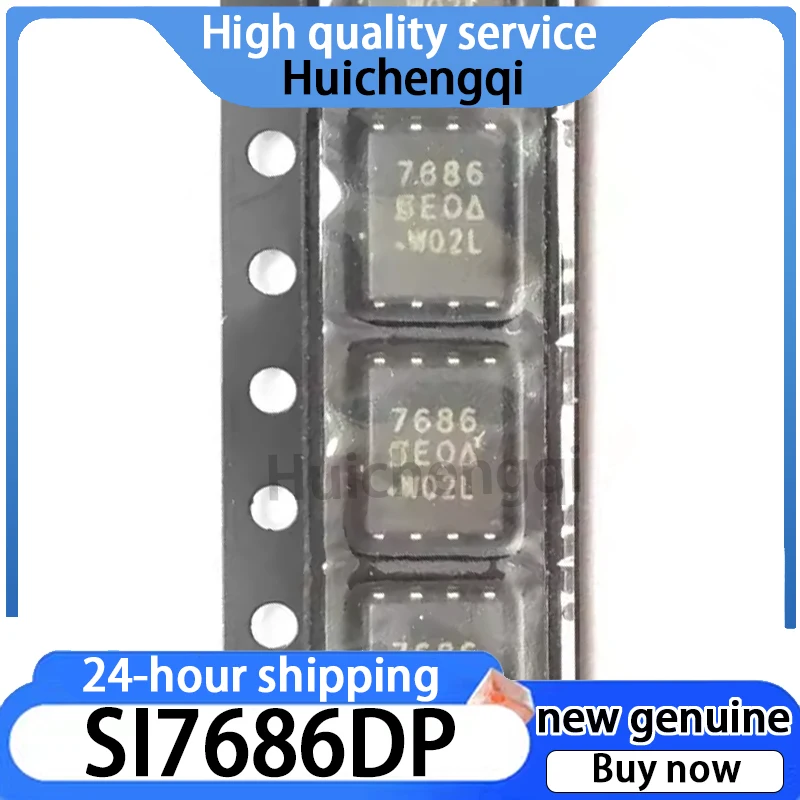 5PCS Original Genuine SI7686DP Silk Screen 7686 Package QFN8 MOSFET