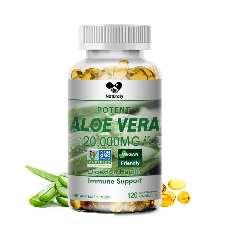 Cápsulas Aloe Vera: Estreñimiento, Limpieza Intestinal