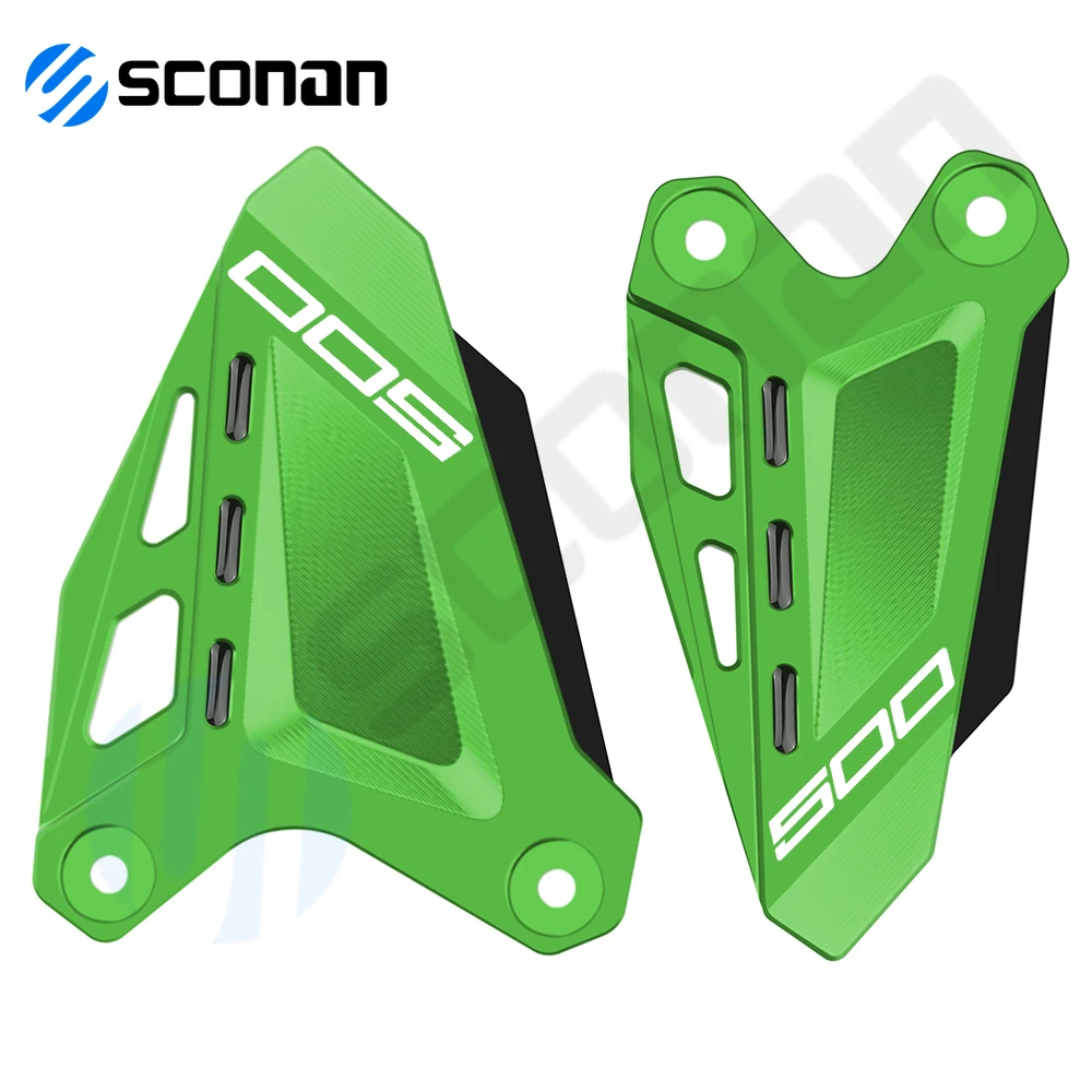 

Motorcycle Decorative CNC Aluminum Footrest pedal guard Footrest Pedal Protector Accessories For Ninja500 Ninja 500 2024