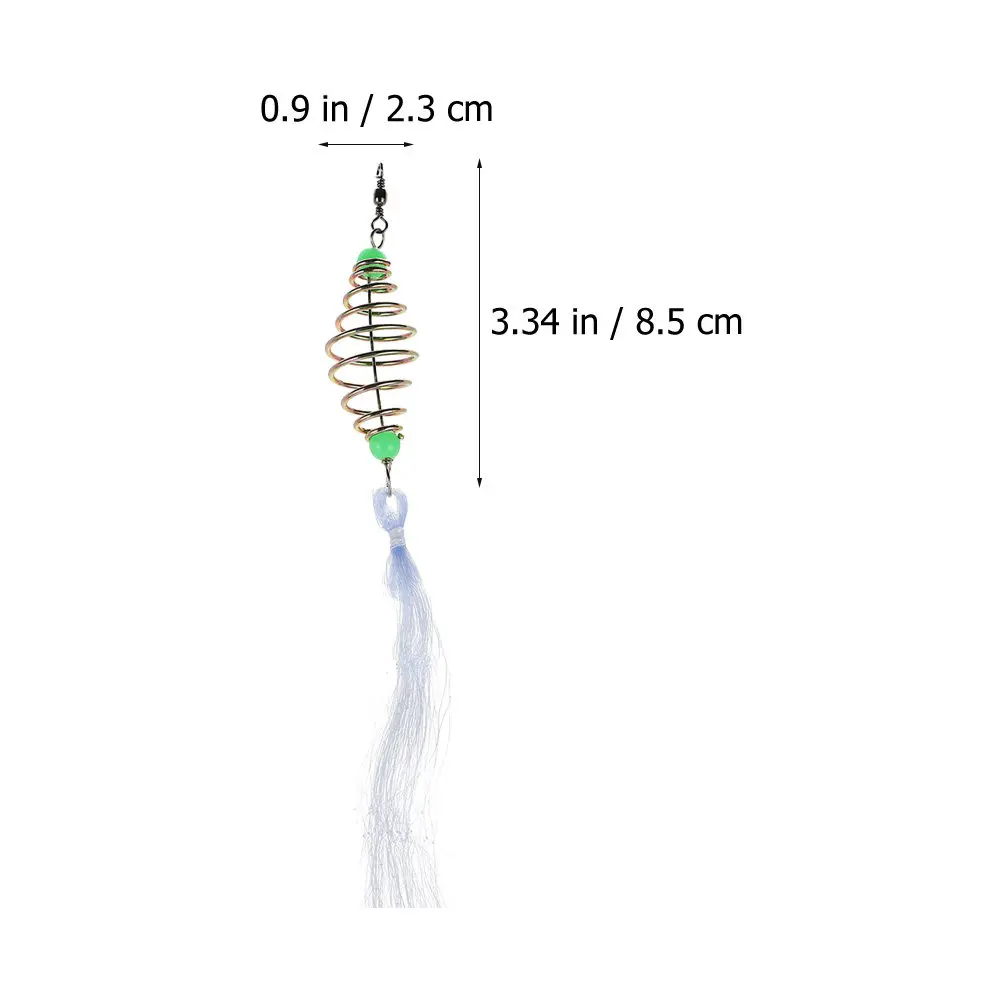 4Pcs Fishing Net High-Durability Fine-Workmanship Nylon Iron Construction Convenient Labor-Saving Fish Trap for Outdoor Angling