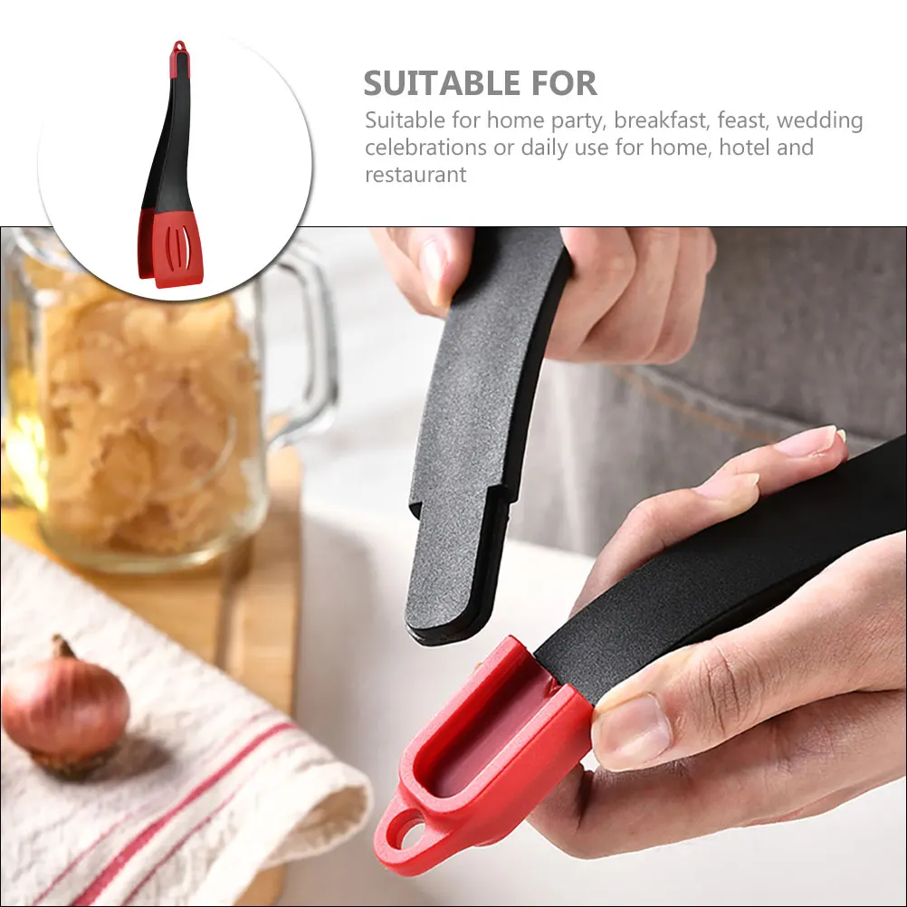 

Кухонный зажим, щипцы 2-в-1, кухонная лопаточка, щипцы, термостойкий поворотник для мяса, эргономичная ручка, практичный кухонный инструмент для сервировки