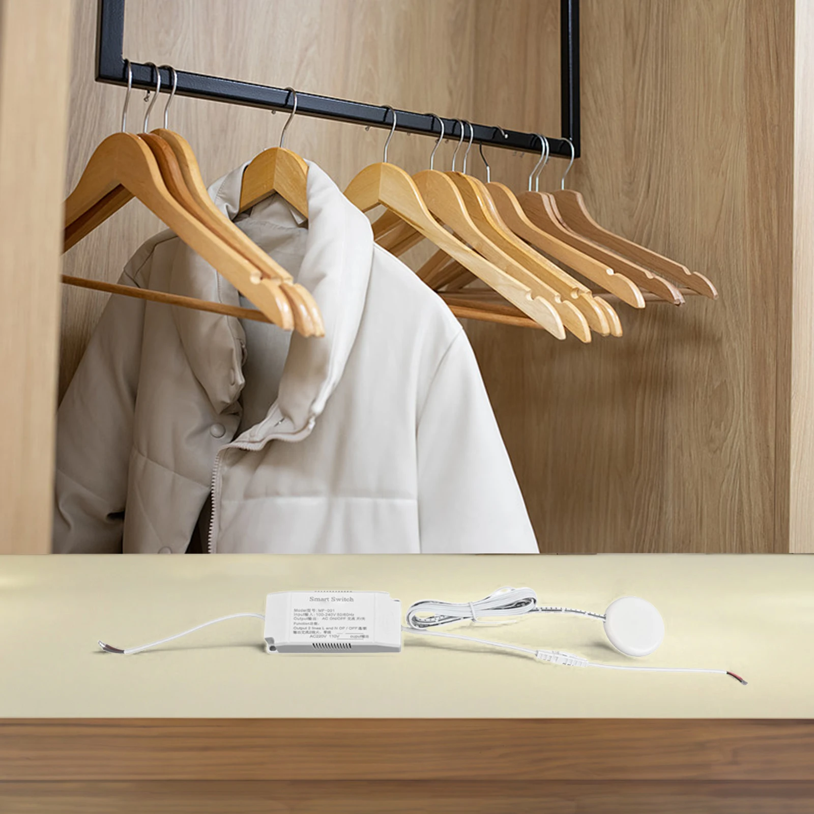 Indoor Lighting Control 95*40*285mm Size Dimmable Switch 110V 220V Switch Optimized Touch Distance Robust Load Capacity