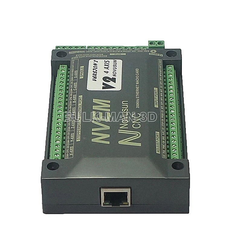 Tarjeta controladora NVEM Mach3, interfaz de puerto Ethernet de 3/4/5/6 ejes, controlador de movimiento CNC para enrutador CNC