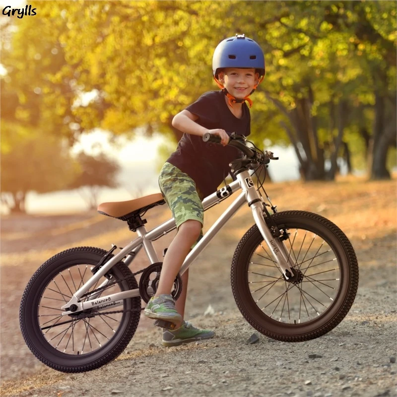 Grylls CuHK Kids Bike with Auxiliary Wheels for Boys and Girls Children 3-6-10 Years Old 16 