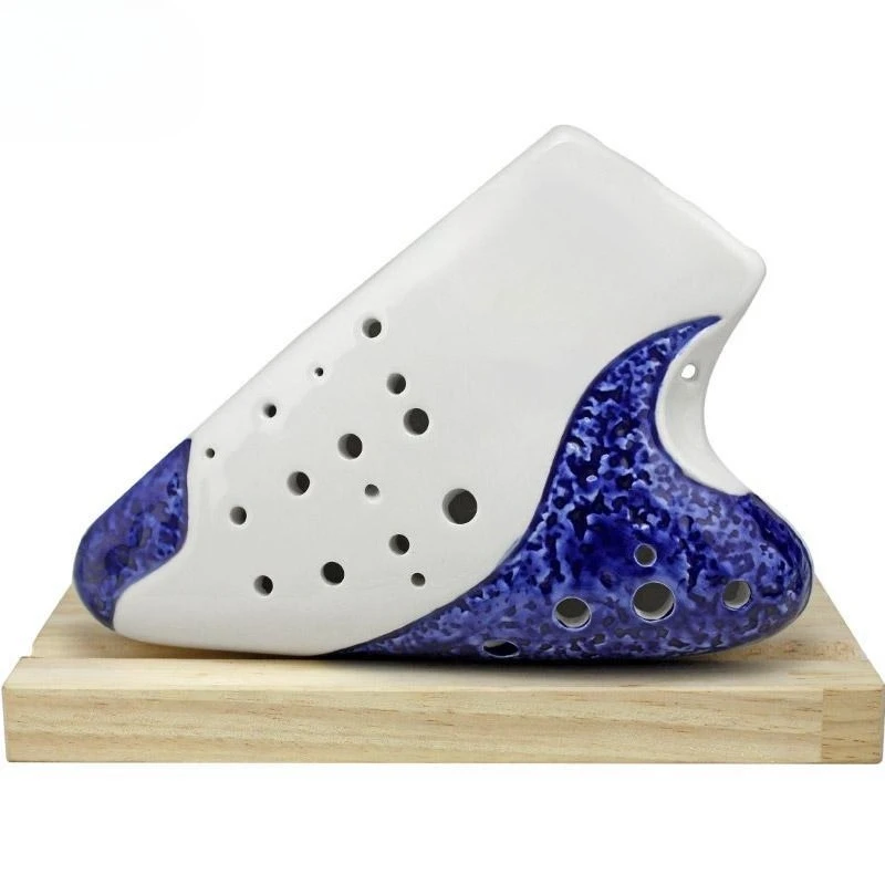 21 Holes Ocarina Alto C Tone Dolomite Ocarina Triple Tube Portable Ocarinas Professional Orff Musical Instruments Children Gift