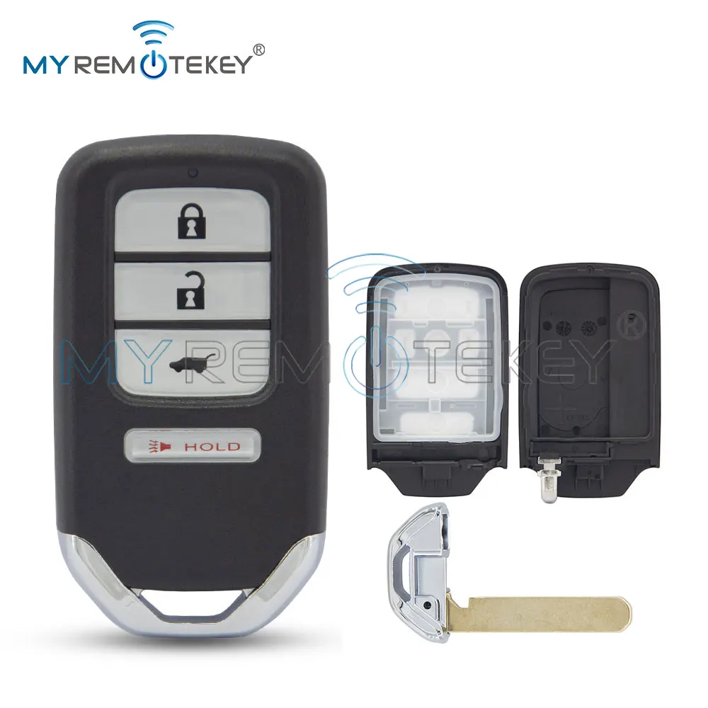REMTEKEY Smart key case shell 3 button  PN 72147-T0A-A11 with panic for 2015-2016 Honda CR-V FCC ACJ932HK1210A
