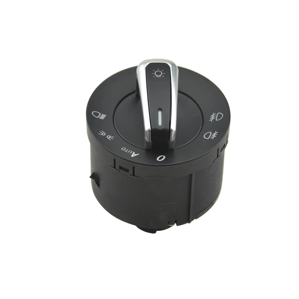 

Chrome Headlight Fog Lamp Switch Fit For VW Golf MK 5 6 Plus Jetta 3 Touran Tiguan Caddy Passat B6 CC RABBIT 5ND941431B