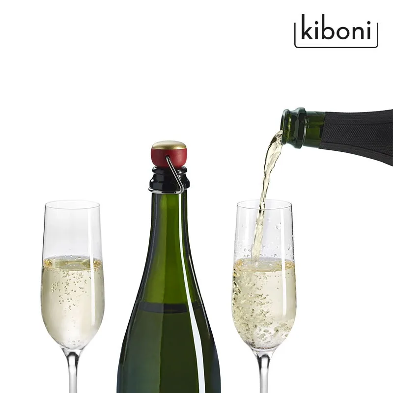 German Imported Kiboni Red Wine Bottle Stopper Vacuum Sealed Champagne Bottle Stopper Universal Bottle Opener view 2