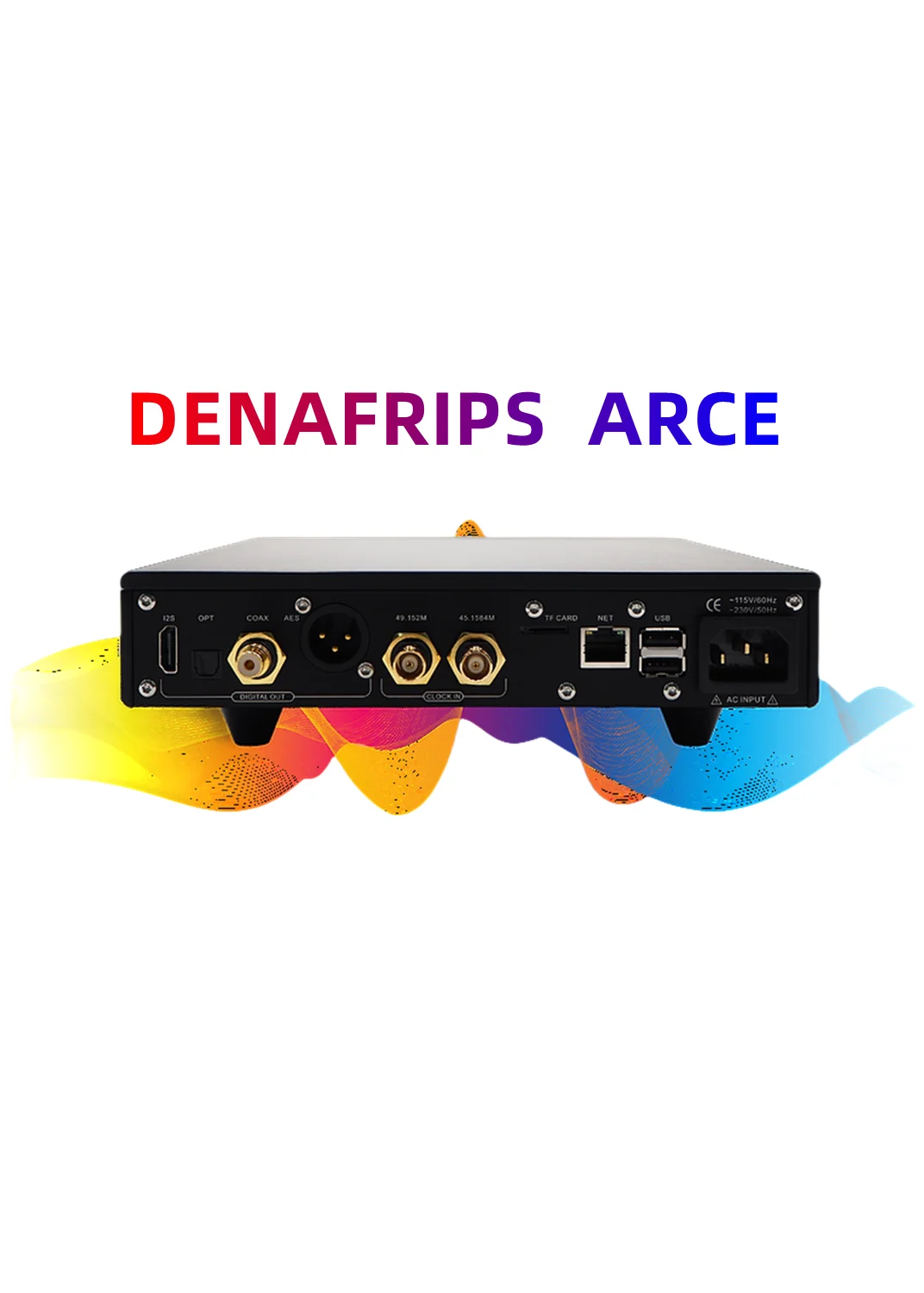 DENAFRIPS-Premier lecteur de musique réseau ARCE, en streaming, avec des entrées d'horloge externes de 45.1548 Z successifs, 49.152 Z successifs