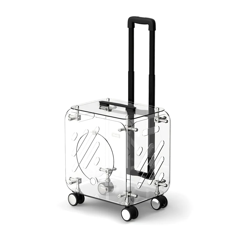 

Lightweight Transparent Pet Carrying - DurablePCMaterial，Snap button closure，Suitable cats and small dogs