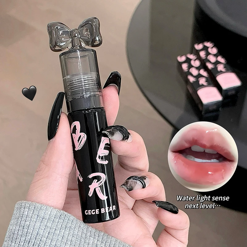 Gege Bear Glass Shine Lipgloss – wasserfester, wischfester, nicht klebriger, saftiger, praller, glänzender Lipgloss für Spiegellippen