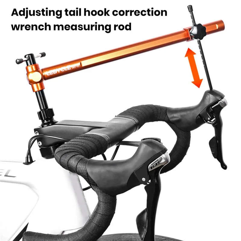 

Стильный велосипедный переключатель с двойным рычагом управления, вешалка для выравнивания, инструмент для универсального ремонта дорожного велосипеда