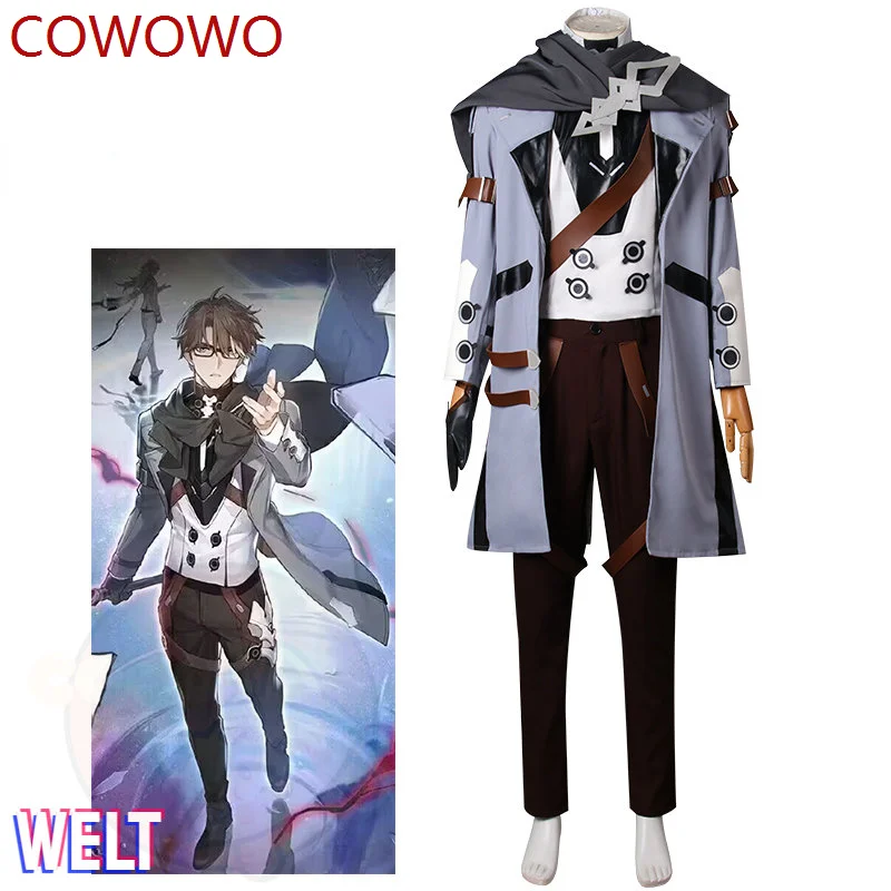 COWOWO Game Honkai Star Rail Welt Cosplay Costume Game Star Rail Cos In The Name of The World Welt Yang Costume