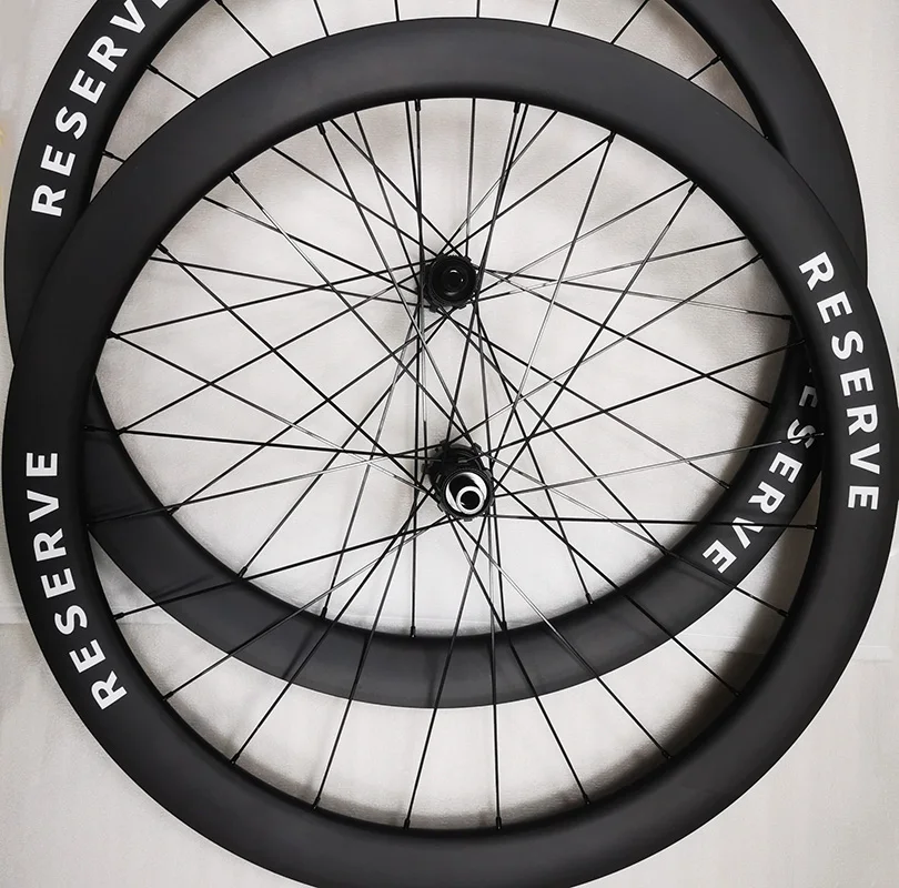 

Width 28/30/36mm Carbon Disc Gravel Bike Wheelset 50/55mm 36T Ceramic Bearing Disc Cycle Wheels 700c With White Sticker