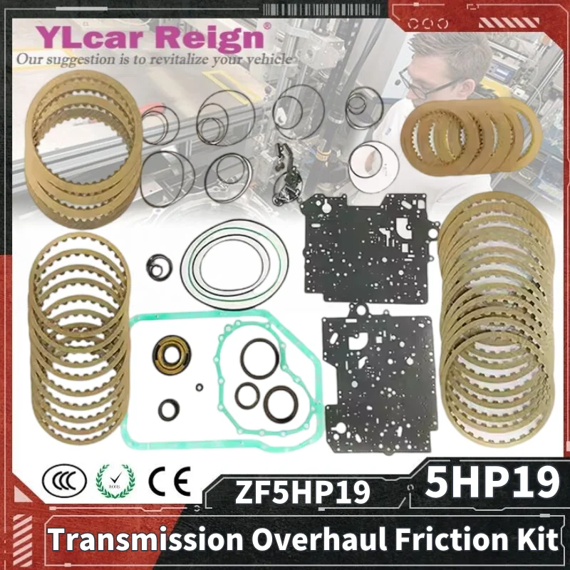 

ZF5HP19 5HP-19 5HP19 5HP19FL 5HP19FLA Auto Transmission Overhaul Repair Kit Friction Plate Rebuild Kit For BMW VW Passat AUDI