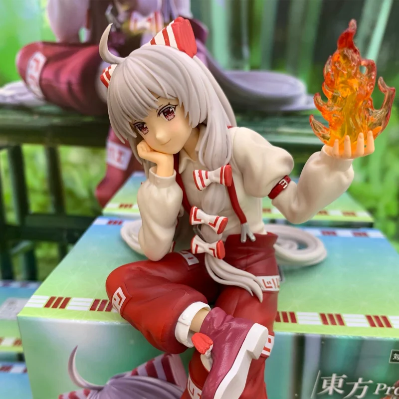 In Voorraad Originele FuRyu Project Fujiwara Geen Mokou Noodle Stopper Figuren Anime Figuur Model Collectie Speelgoed Cadeau voor Kid Pop