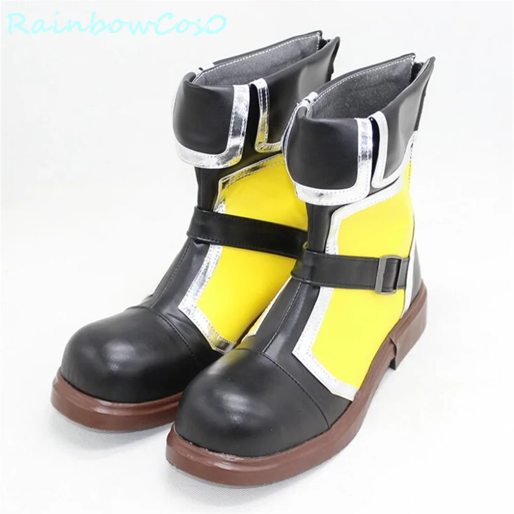 Sora Kingdom Hearts Rainbow Cos0 Chaussures, Bottes, Anime, Jeu, Halloween, Noël, Cosplay, W3384