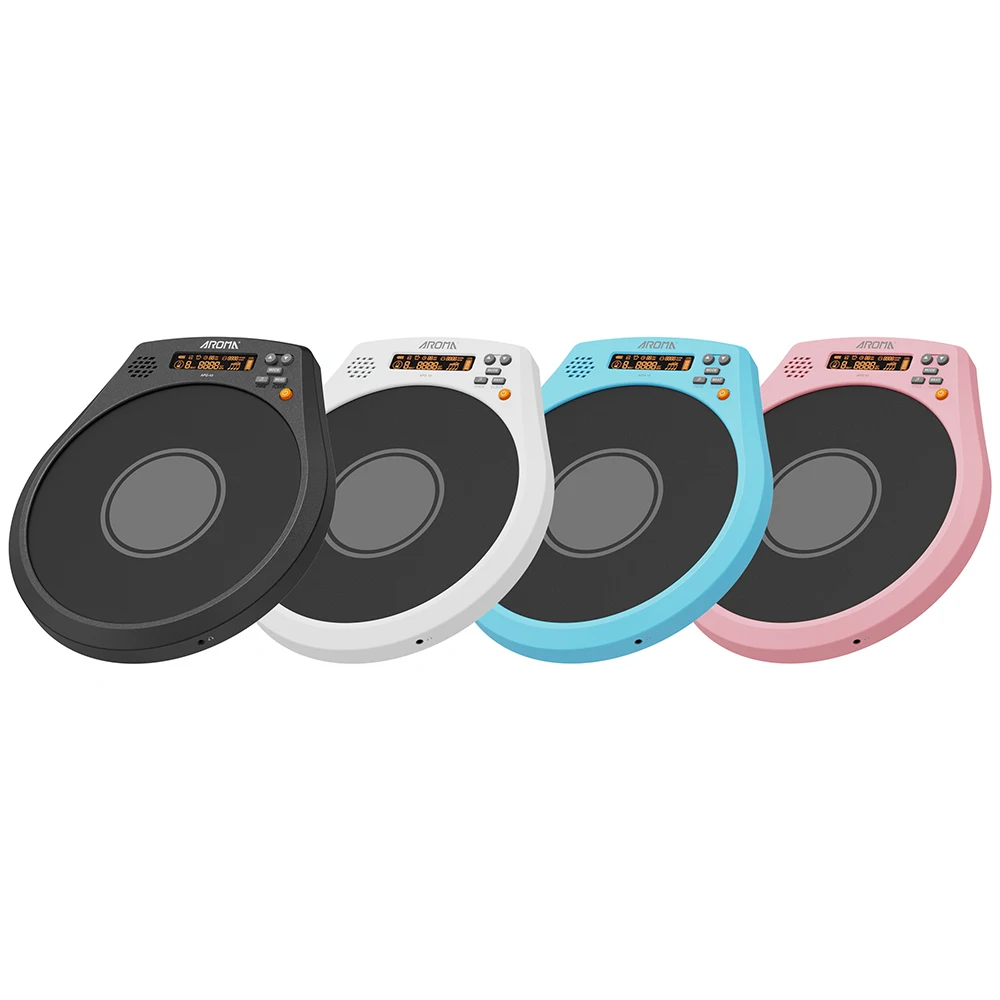 

Электронная Подставка под барабан AROMA, перезаряжаемая многофункциональная цифровая 3 дюймовая цифровая палатка для метронома, тренировочный барабан с датчиком скорости