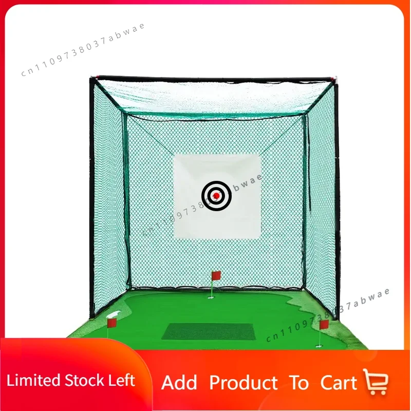 Hot Selling Indoor Golf Practice Driving Net Hitting Cage Simulator Golf Net Golf Training Equipment Hitting Cage