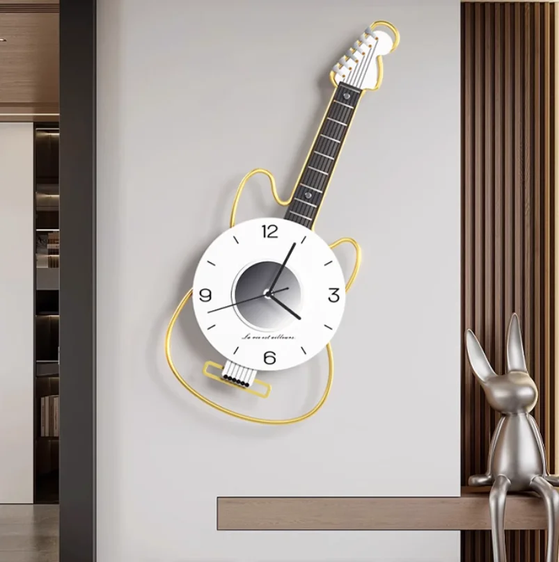 

Light Luxury Clocks Watches In The Living Room Simple And Modern Atmosphere Creative Artists Using Restaurant Silent Wall Clock