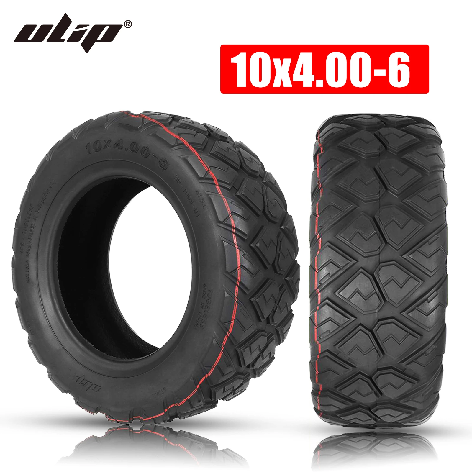 

ULIP 10x4.00-6 Вакуумная бескамерная шина 10-дюймовые внедорожные шины для балансировочного автомобиля, мини-мотоцикла, электрического скутера, устойчивые к проколам шины