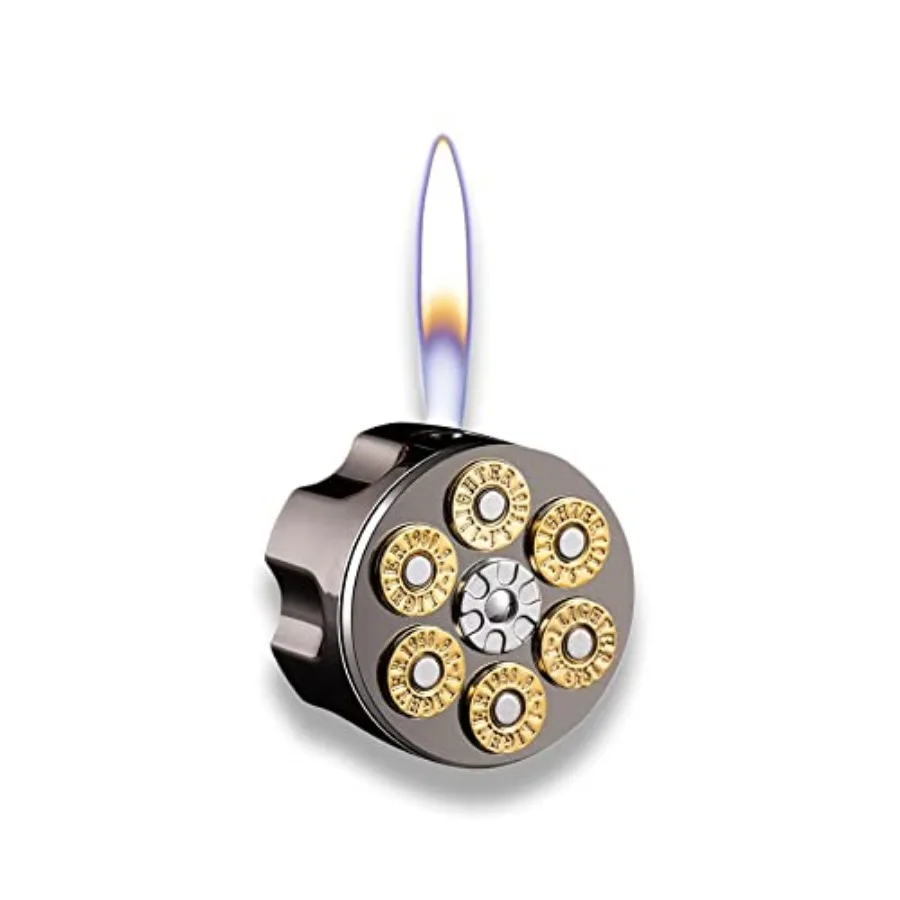 

Brightfire, Vintage Butane Lighter, Refillable and Adjustable, Cool Lighters for Men Gift