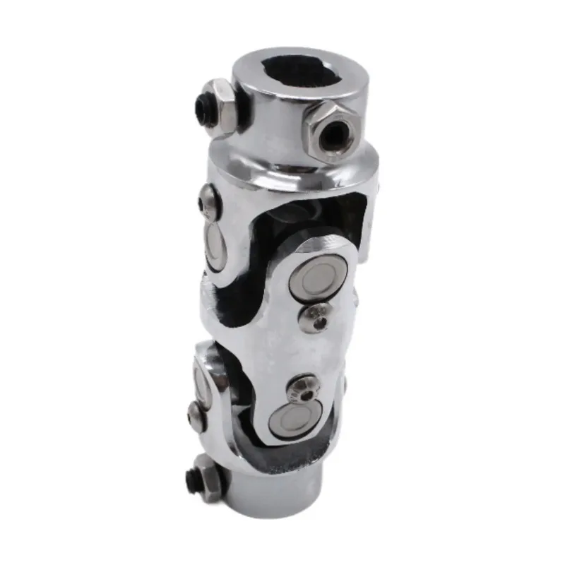 Double Steering U Joint 3 4 Inch DD By 3 4 Inch DD Replacement Repair Assembly For Machinery Steering Shaft System