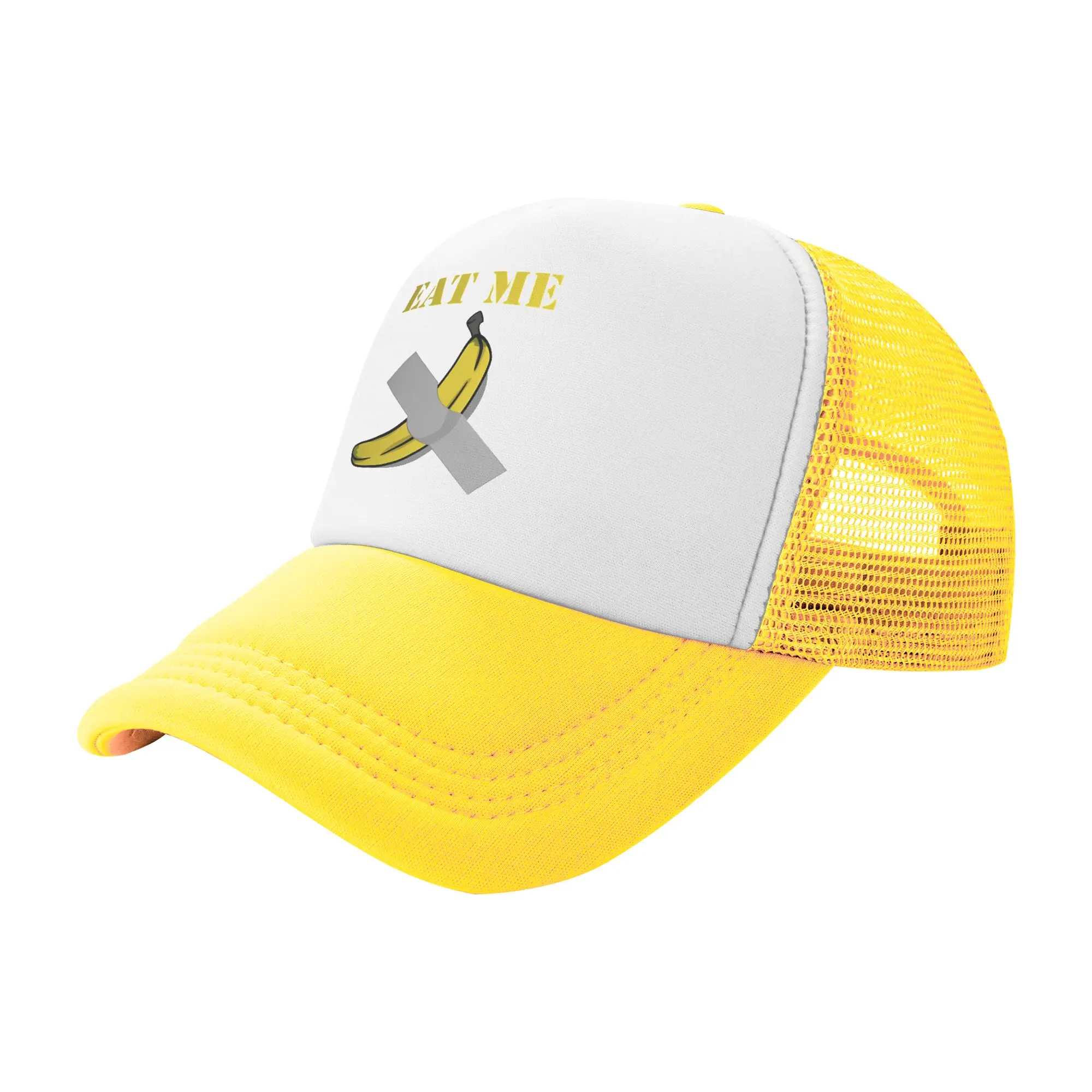 Banana Duct Tape Baseball Cap For Man Woman Breathable Cooling Mesh Side Caps Hats Adjustable Fit For Casual Wear