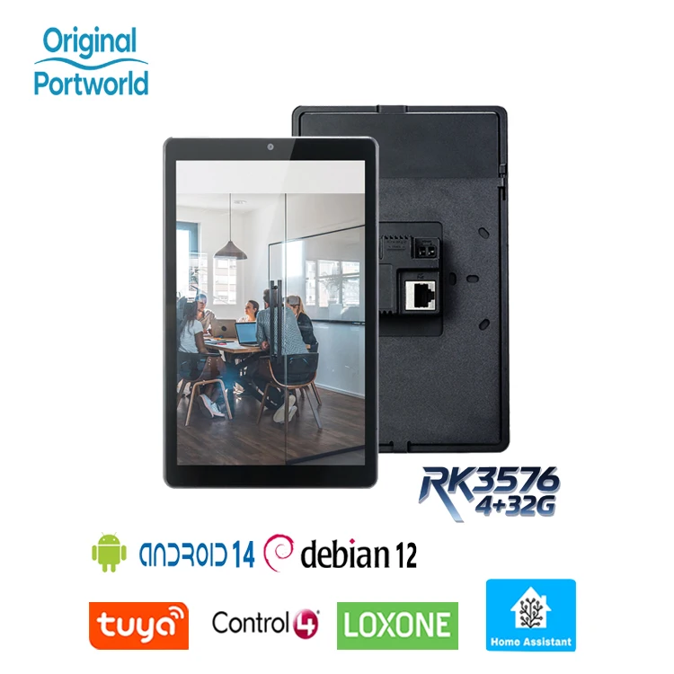 2025 Certified 8 Inch IPS Display Android 14 POE Wall Control Smart Home Automation Panel with App Control