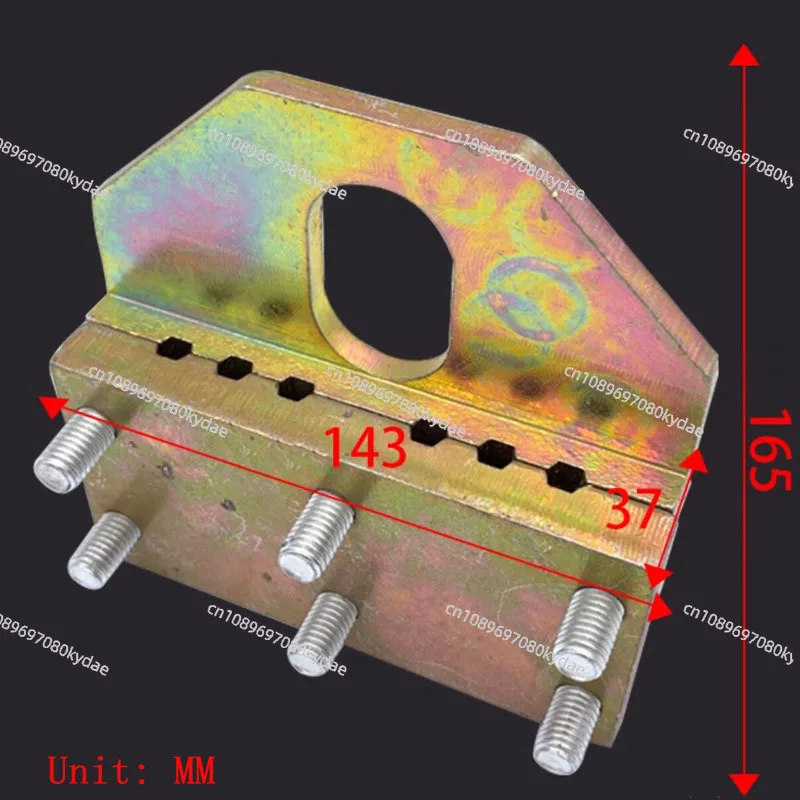 6/8/10 Groove Anti Slip Elevator Wire Rope Clamp Wear Resistant Safety Protector for Steel Cable Fixing Maintenance