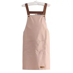 Waterproof and Oilproof Adult Apron PVC Sleeveless Aprons Workwear Studios Uniform Home Kitchen Cooking Apron