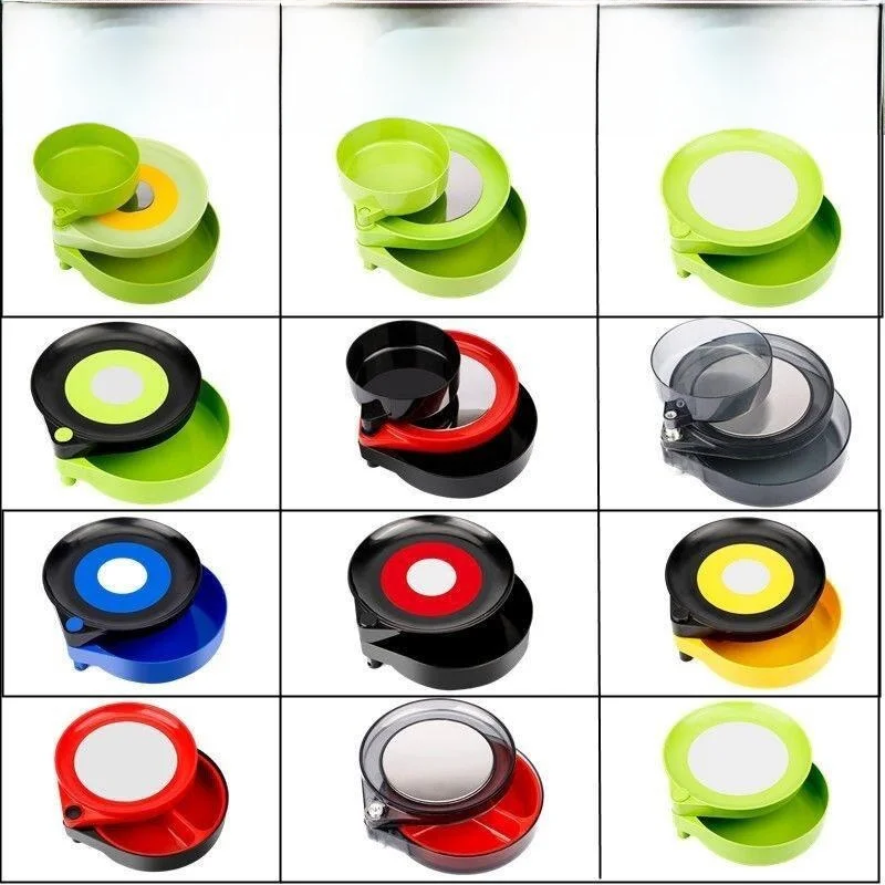 

Strong Magnetic Fishing Bait Dish Fishing Gear Fishing Chair Bait Basin Fishing Outdoor Camping Travel Supplies Baotong