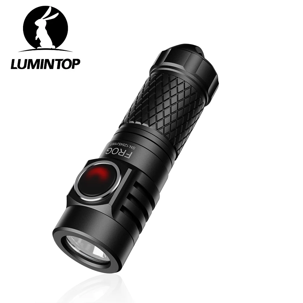 EDC LED Rechargeable Lamp Fishing Flashlight USB C Outdoor Camping Lantern Keychain  10280/10440 Battery High Power Torch Frog