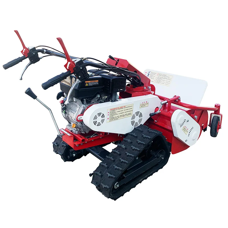 Customized New Type of Walk-behind Lawn Mower Tracked Walk-behind Lawn Mower Suitable for Lawn and Garden Maintenance