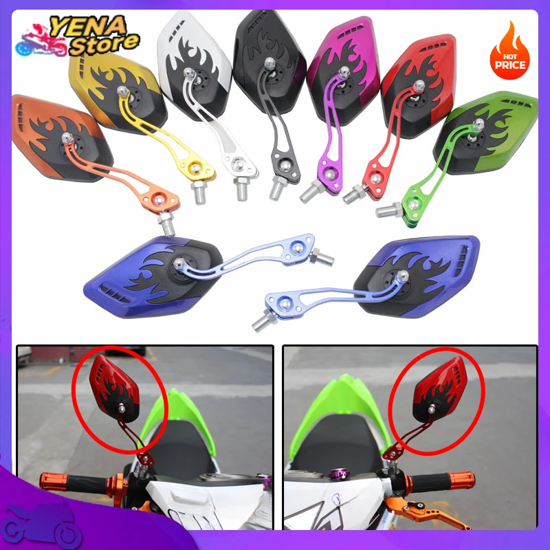 

Motorcycle accessories Aluminum rearview mirror 360° rotation adjustable electric scooter general modification accessories