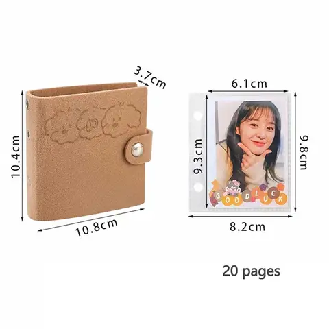 미니 루스 리프 앨범 카드 보관 Fujifilm Instax Mini12/11/8/9/7/7 +/40/90 카메라 미니 필름 앨범 용 3 인치 사진 1 그리드