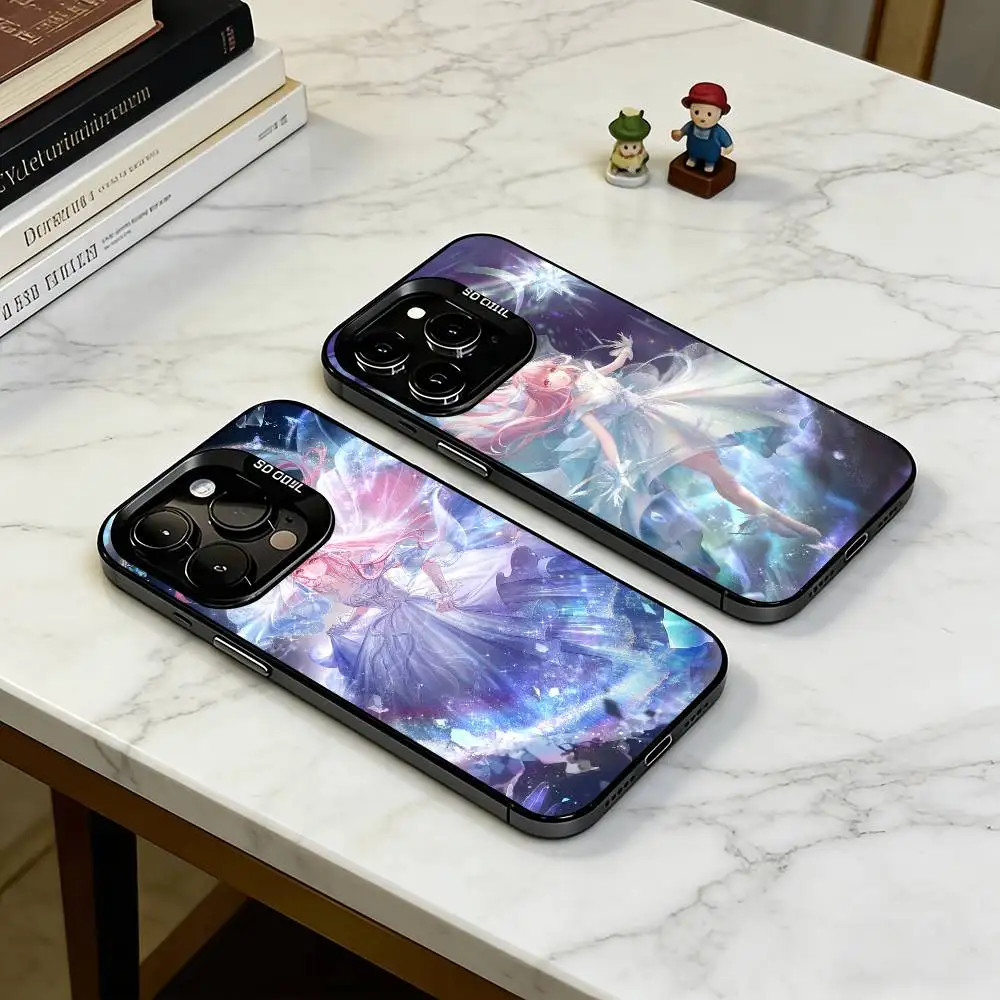 

3D Game I-Infinity N-Nikki Phone Case For iPhone 17,16,15,14,13,12,11 Plus,Pro Max,XS,Colorful Silver Phone case Funda Cover