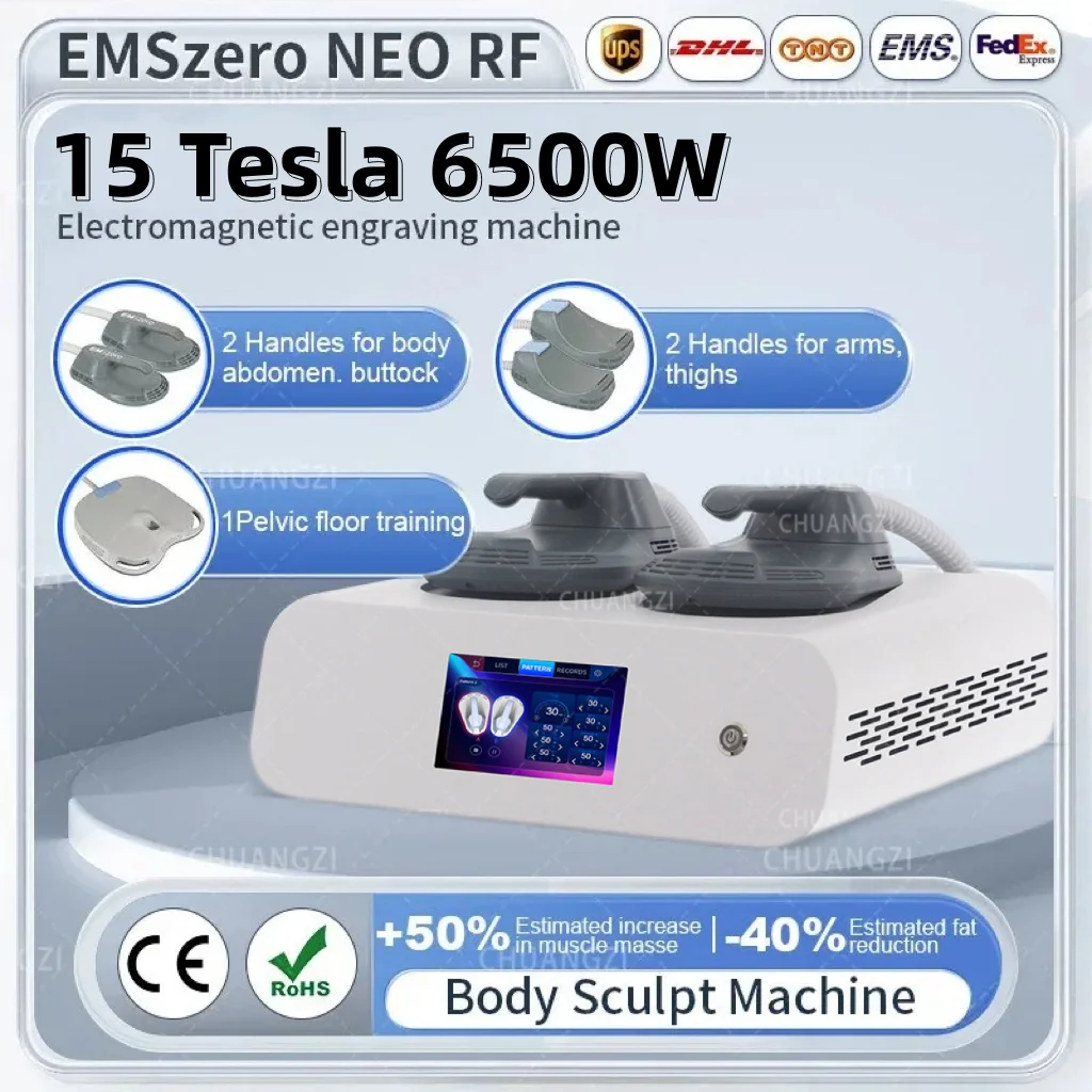 EMSzero EMS RF Sculpt Machine 2024 NEW 6500W Body Sculpting Fat Removal Cellulite Reduction Electromagnetic Slimming Technology