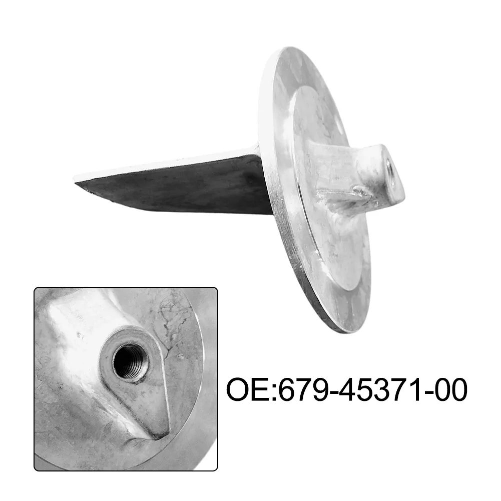 1 pieza de anodo de zinc para trim tab de motor fueraborda, para motores de 40HP, 50HP, 55HP, OEM 679-45371-00, piezas de repuesto para trim tab de motor de barco