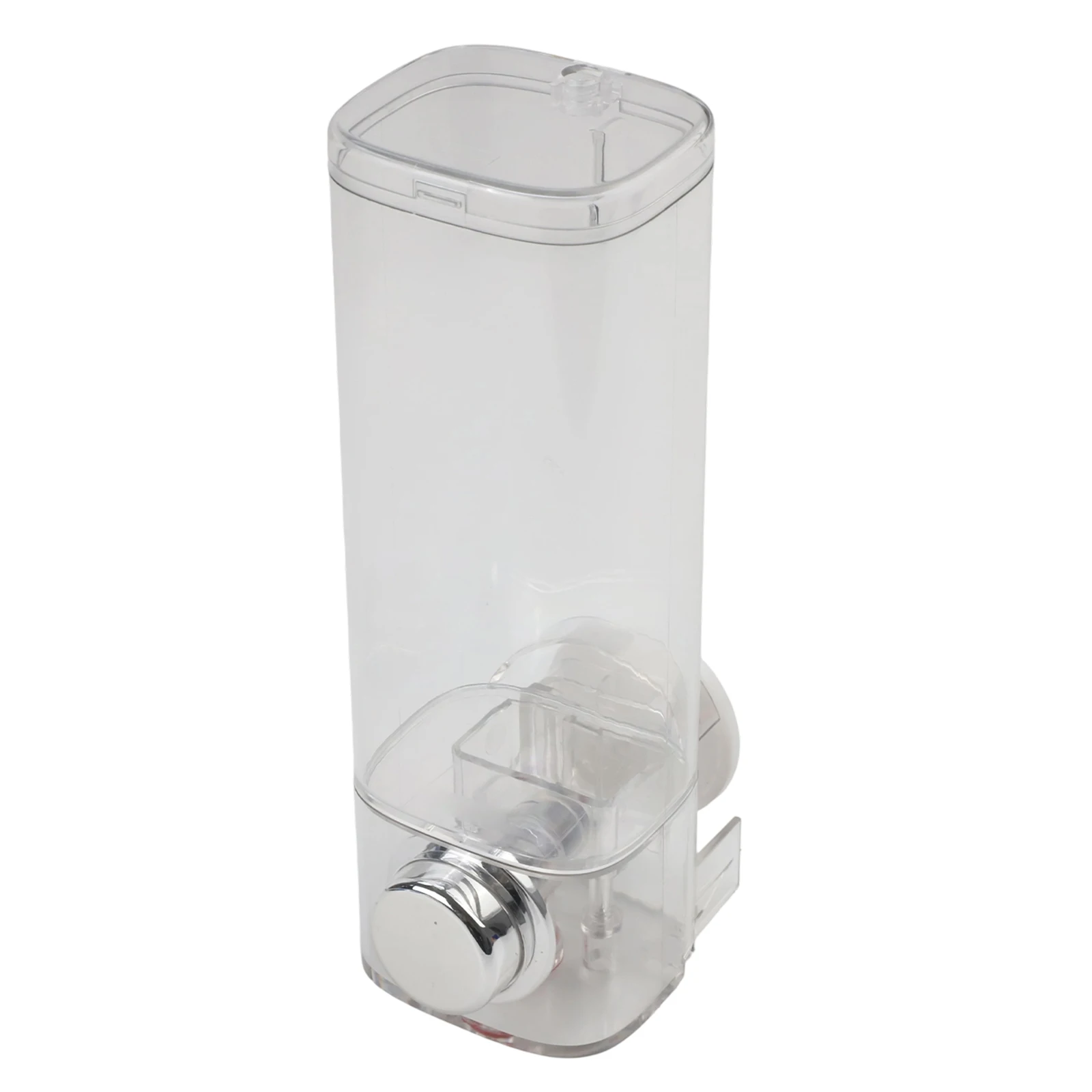 450ml Suction Mount Liquid Soap Dispenser for Bathroom Wall Installation PET Material Compatible with Most Liquid Hand Soaps