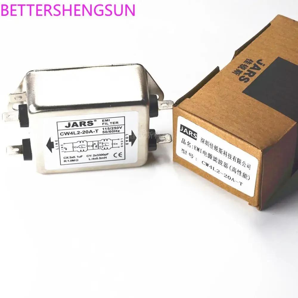 

NEW CW4L2-20A-T High-performance dual-filter EMI AC single-phase power filter