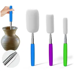 Pottery tools Telescoping Sponge Stick Removing Excess Water from Tall and Narrow ceramic Sculpting Molding Modeling supp Tool
