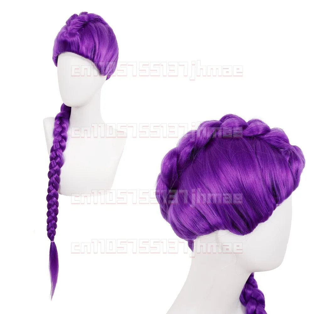 فيلم Kpop شعر مستعار تأثيري ميرا رومي زوي شيطان الصيادين أرجواني أسود أحمر طويل الشعر مقاومة للحرارة بيروكات صناعية كرنفال الدعائم #4