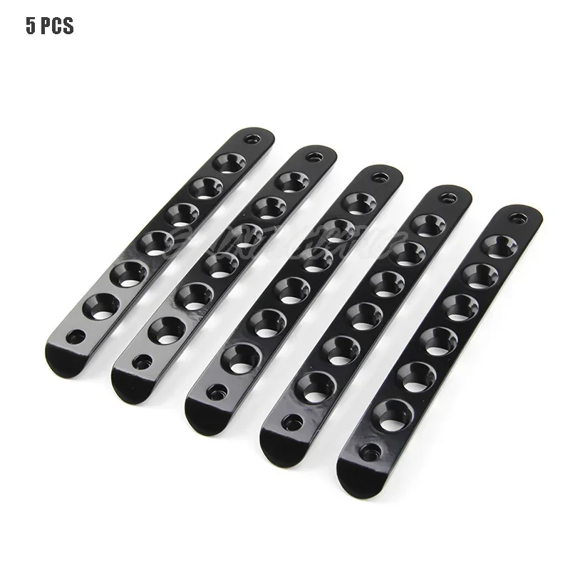 3Pcs/ 5Pcs Black/Silver Door Handle Tailgate Aluminum Trim Insert Mounting For Jeep Wrangler JK JKU 2007-2015